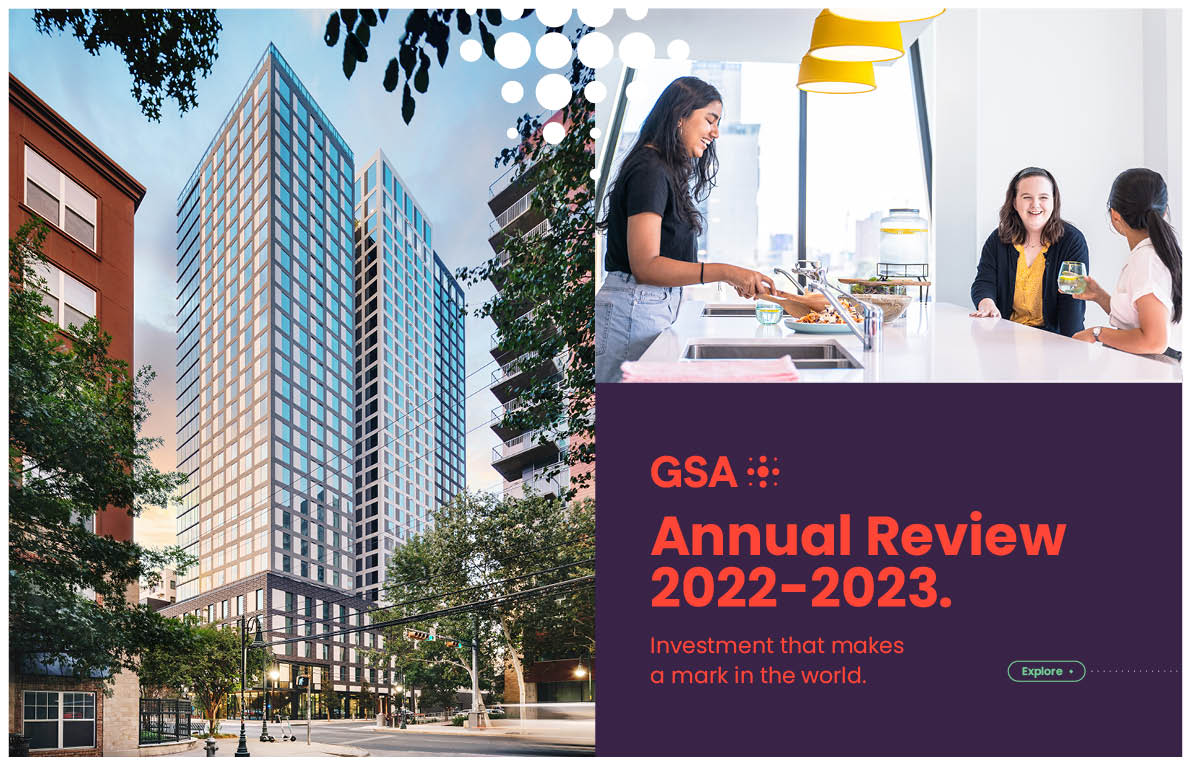 Cover of the GSA annual report